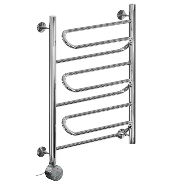 Полотенцесушитель электрический Ника Curve ЛЗ 80/60 см с терморегулятором - фото 1