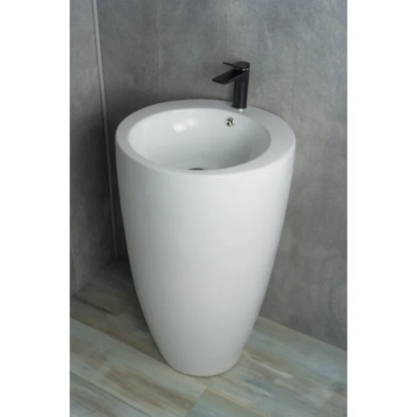 Раковина напольная GID Nb133 49 см белая - фото 2