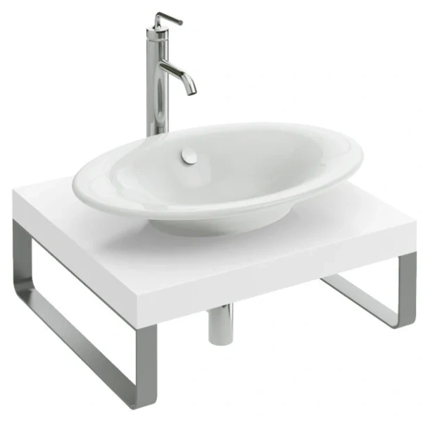 Раковина Jacob Delafon Presquile 60 см белая - фото 3