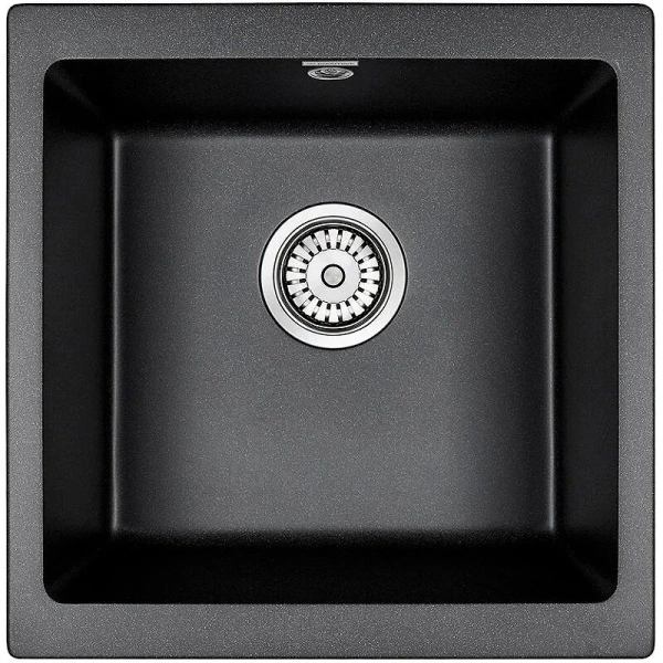 Мойка для кухни Paulmark Gera 45 см антрацит - фото 1