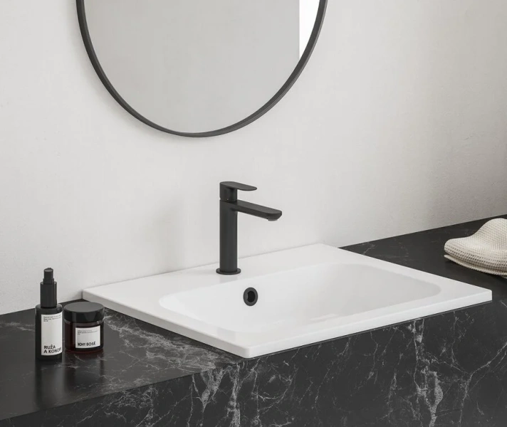 Смеситель для раковины Ravak Eleganta черный матовый, современные, hi-tech - фото 3