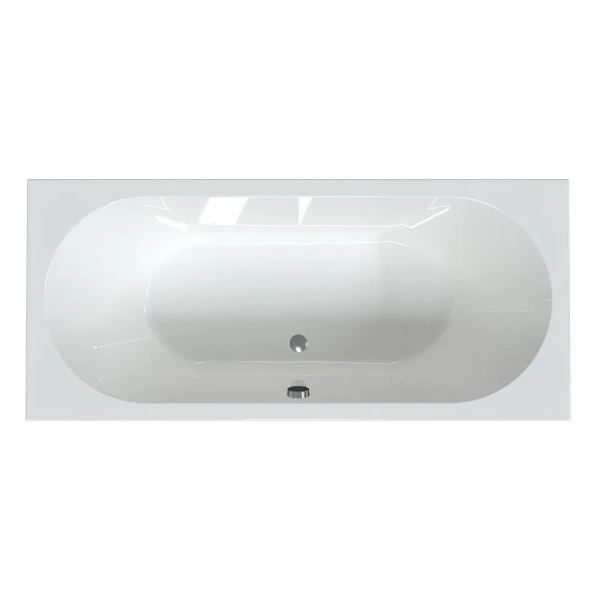 Акриловая ванна Радомир Вальс 1-01-2-0-9-194К, 190 x 90 см, каркас, фронтальный экран, слив-перелив автомат Вальс в комплекте, белая/хром - фото 1