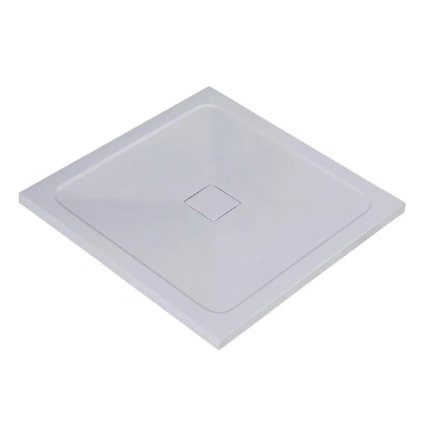Душевой поддон WasserKRAFT Dinkel 90x90 см белый глянец - фото 1