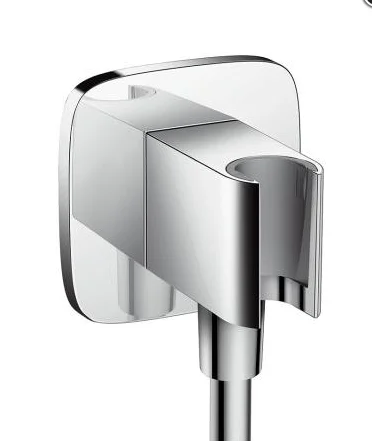 Шланговое подсоединение Hansgrohe FixFit Porter E с держателем душа - фото 1