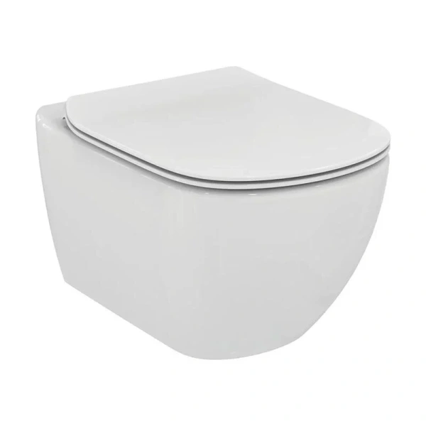 Унитаз подвесной Ideal Standard Tesi с микролифтом - фото 1