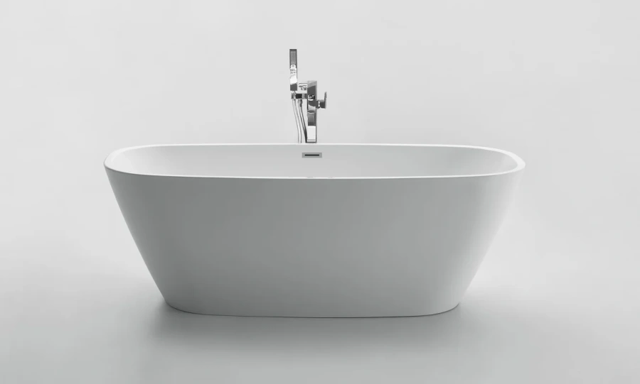Ванна акриловая BelBagno 150х76 см отдельностоящая с переливом - фото 3