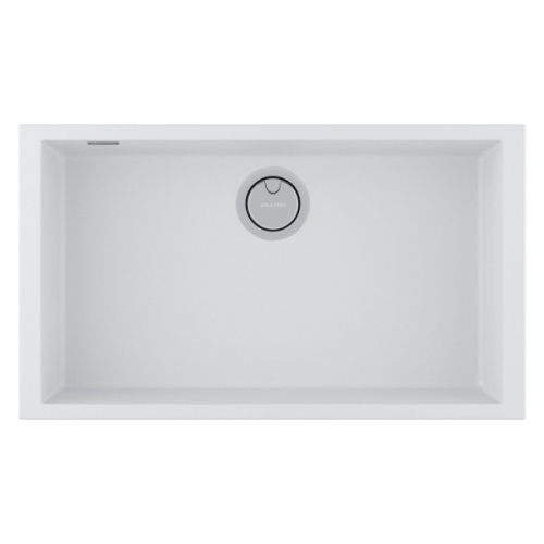 Мойка для кухни Paulmark Neo classic 76 см белая матовая - фото 1