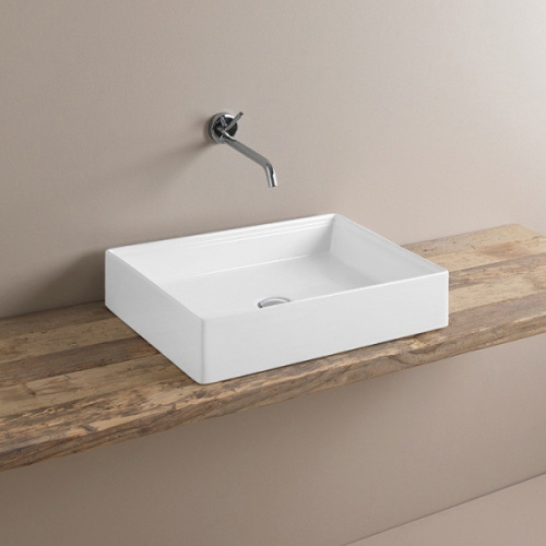 Раковина ArtCeram Scalino 55 см белый матовый - фото 2