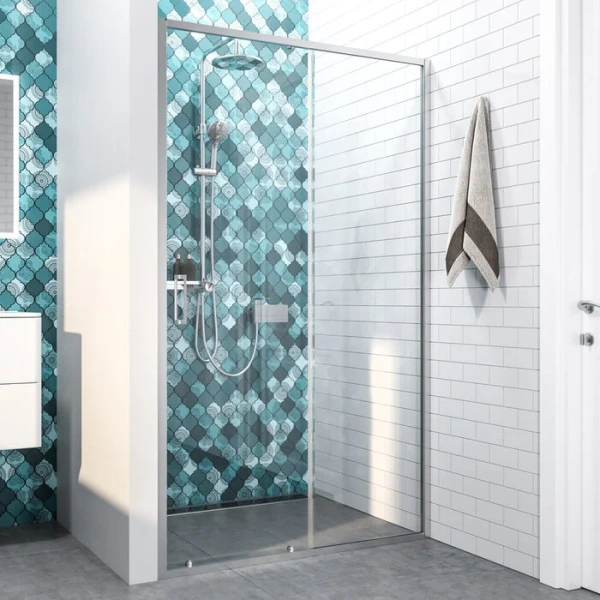 Душевая дверь в нишу IDDIS Zodiac 120 см стекло прозрачное - фото 2