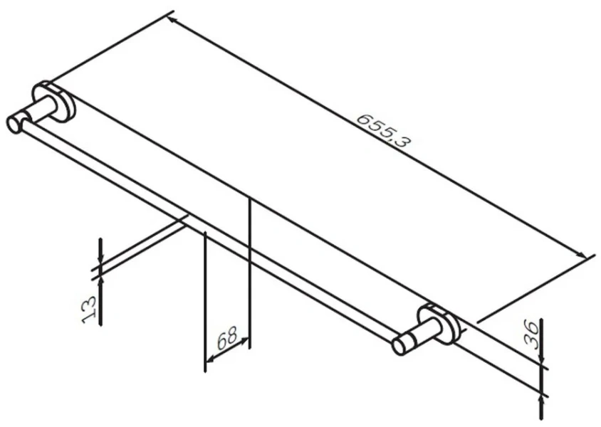 Полотенцедержатель Am.Pm Sense хром - фото 2