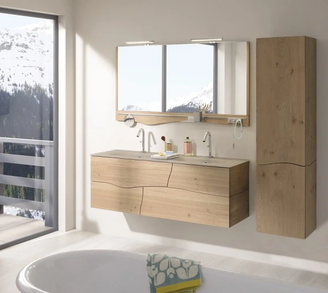 Тумба с раковиной подвесная Jacob Delafon Sherwood EB1835RU 140 см с 4 ящиками - фото 3