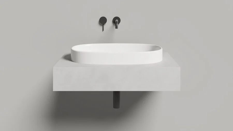 Раковина Salini Greca 65 см белая матовая - фото 3