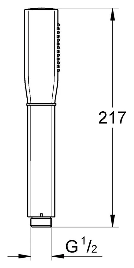 Душевая лейка, хром-золото, Grohe Grandera 26037IG0 - фото 2