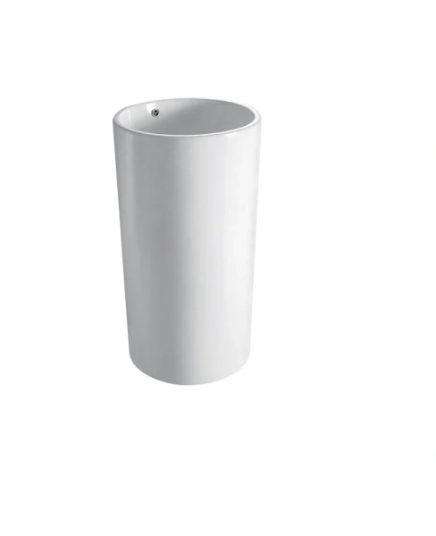 Раковина напольная SantiLine 45 см белая - фото 1