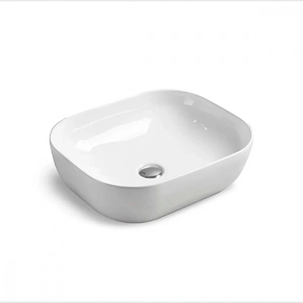 Раковина Vincea 50 см накладная, белая - фото 2