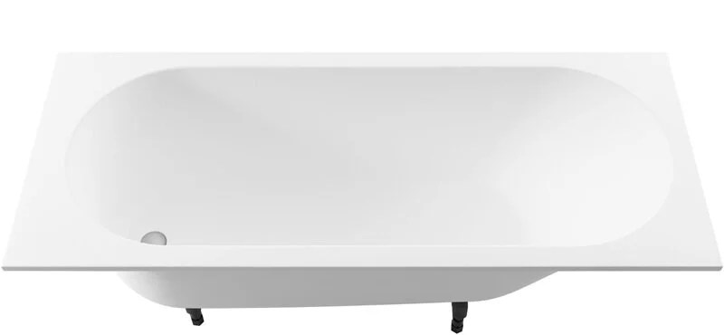 Ванна Uperwood VLotus17070W, 170 х 70 см, искусственный камень, белая матовая, белые - фото 8