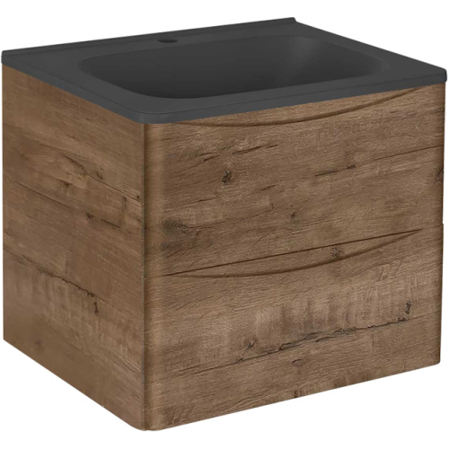 Тумба под раковину подвесная Vincea Paola 58,9 см V.Oak, светло-коричневая - фото 7