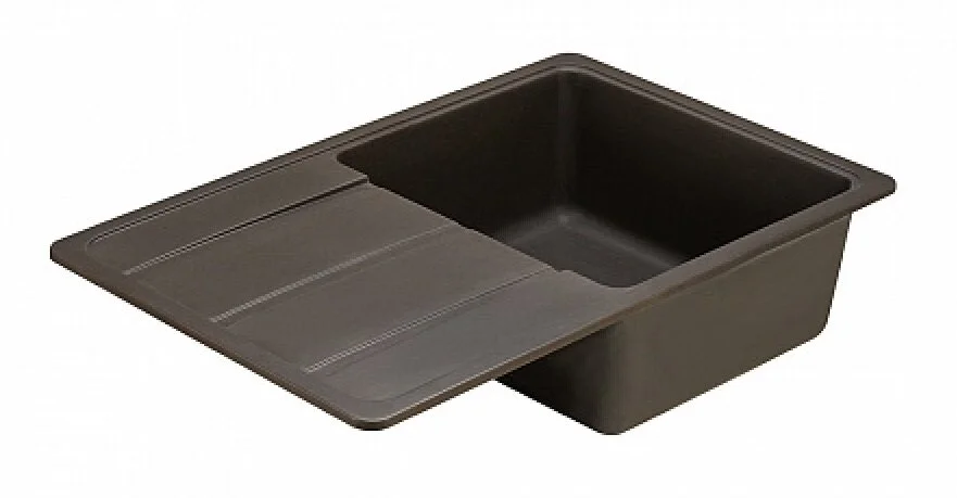 Мойка для кухни, цвет кофе, Аманда Акватон, прямоугольной формы - фото 4