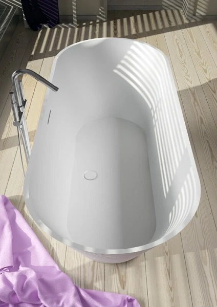 Ванна из мрамора Riho Barcelona BS0500500000000 170х70 см, отдельностоящие - фото 7