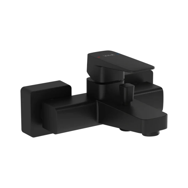 Смеситель для ванны VitrA Root Square матовый черный - фото 1