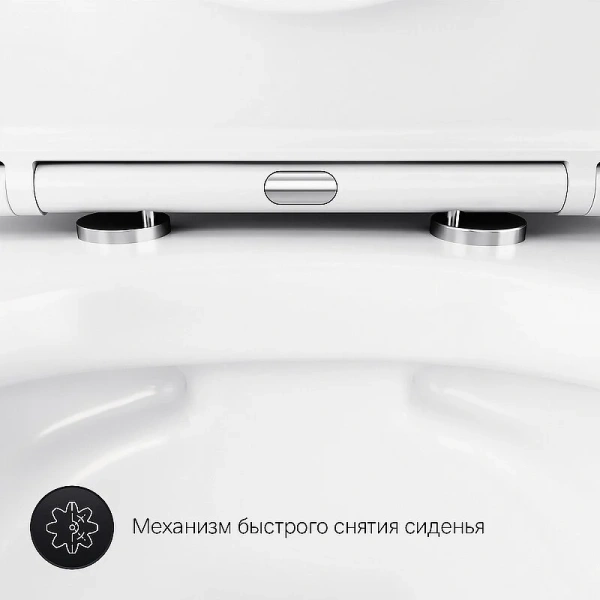 Унитаз с инсталляцией Am.Pm Sense кнопка белая index_4 - фото 9
