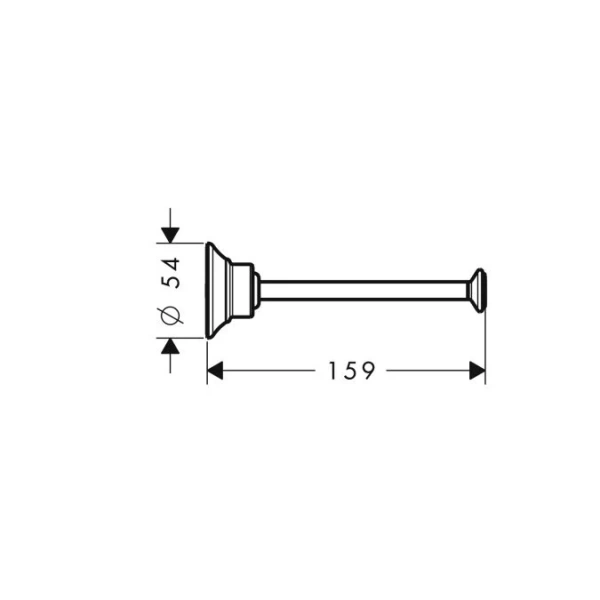 Бумагодержатель Axor Montreux 42028 - фото 3