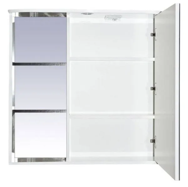 Зеркальный шкаф для ванной Misty Венера П-Внр04080, недорогo, с подсветкой, с розеткой - фото 8