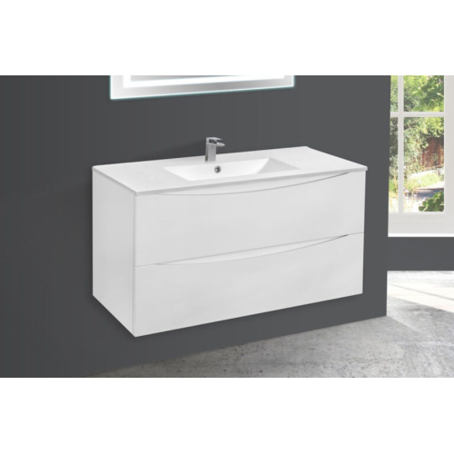 Тумба под раковину подвесная Vincea Mia 100,6 см G.White, современная, hi-tech - фото 3