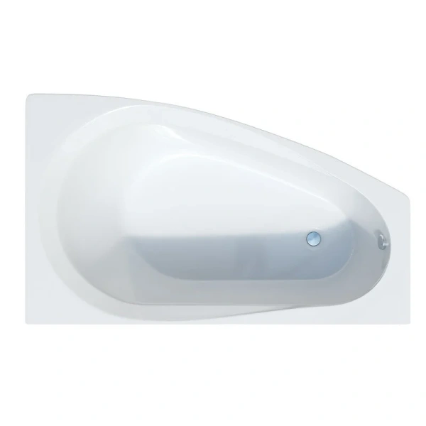 Ванна акриловая Corpa Nera Milano, CN05053WHR/CN05054WHL, 150 х 90 см, правая/левая, цвет белый - фото 2