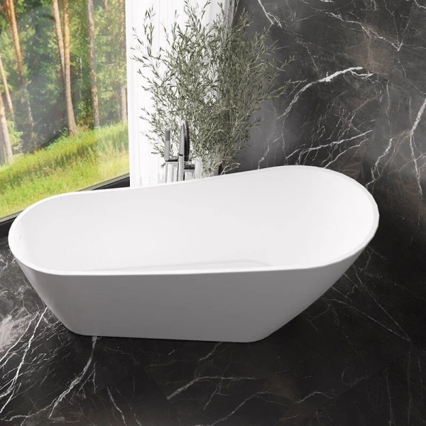 Ванна акриловая Corpa Nera Viotti CN130106, 170 х 74 см, белый матовый, белые - фото 8