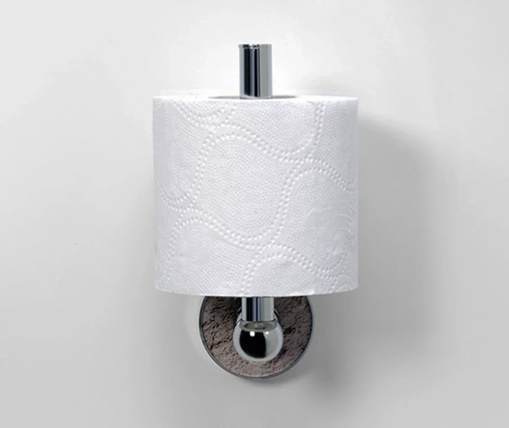 Бумагодержатель WasserKRAFT Nau хром/травертин - фото 3