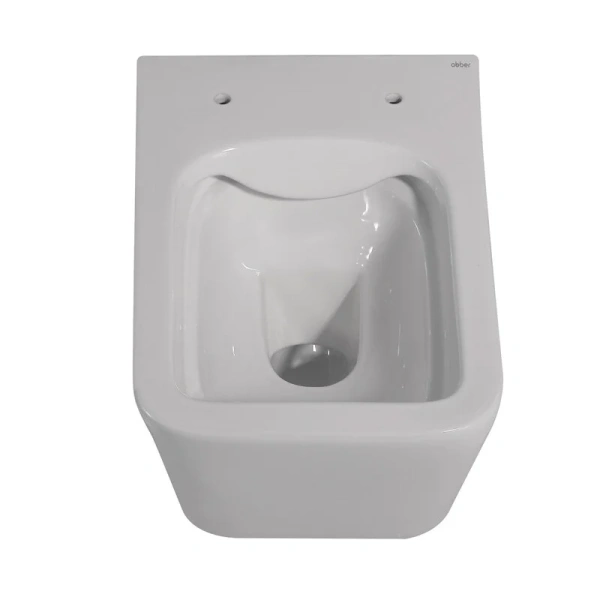 Унитаз подвесной Abber Rechteck AC1201 безободковый, безободковые, сиденье с микролифтом , с антивсплеском - фото 5