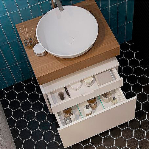 Мебель для ванной Velvex Unit с накладной раковиной - фото 2