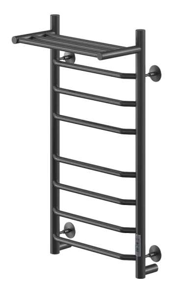 Полотенцесушитель электрический Ника WAY 80х40 см черный матовый - фото 1