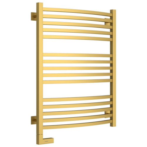 Полотенцесушитель электрический Сунержа Аркус 2.0 80х60 см матовое золото, тэн левый - фото 17