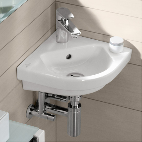 Раковина Villeroy & Boch Subway 2.0 45 см цвет альпийский белый с покрытием CeramicPlus, современные, hi-tech - фото 2