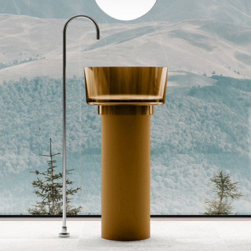 Раковина напольная Abber Kristall оливковая - фото 2