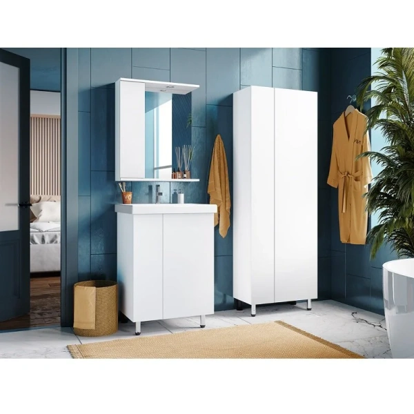 Шкаф-пенал напольный Misty Лира 60 см универсальный, 35 см - фото 3