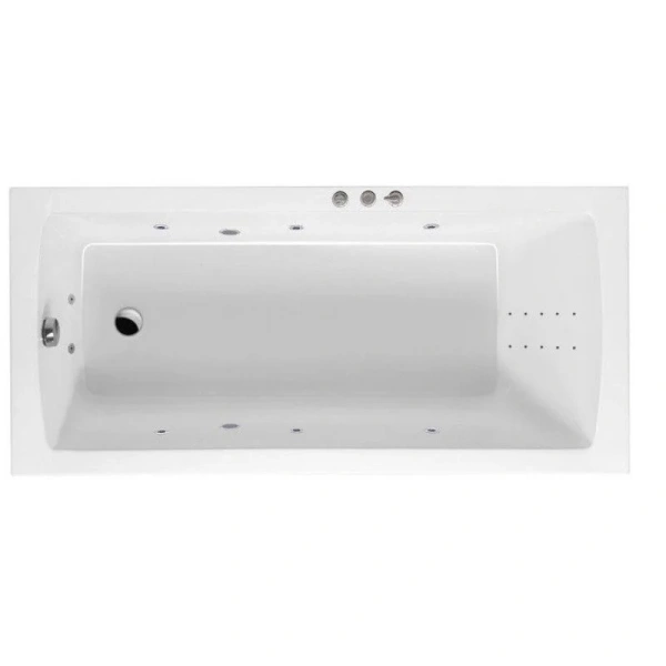 Ванна гидромассажная Excellent Aquaria Smart Nano 170 x 75 см, цвет белый/хром, WAEX.AQU17.SMARTNANO.CR - фото 1