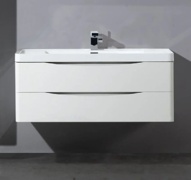 Тумба под раковину подвесная BelBagno Ancona-N 120 см bianco lucido - фото 1