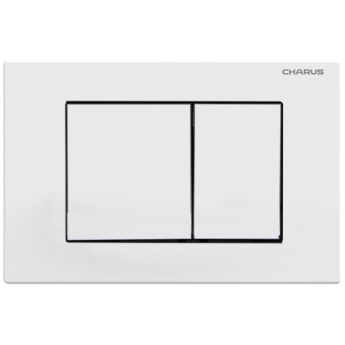 Клавиша смыва Charus Minimalista белая матовая - фото 1