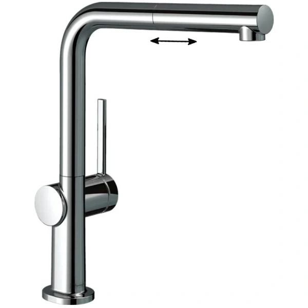 Смеситель для кухни Hansgrohe Talis M54 72808 с вытяжным душем - фото 1