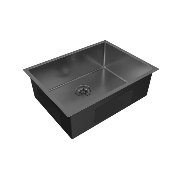 Мойка для кухни Paulmark Next 58 см вороненая сталь, из нержавеющей стали, стальные, металлические - фото 3
