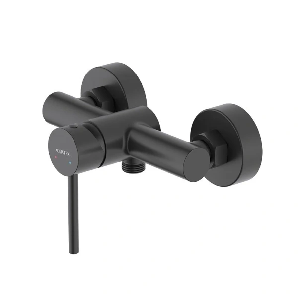 Душевой комплект Акватек Европа черный матовый, черные index_1 - фото 8