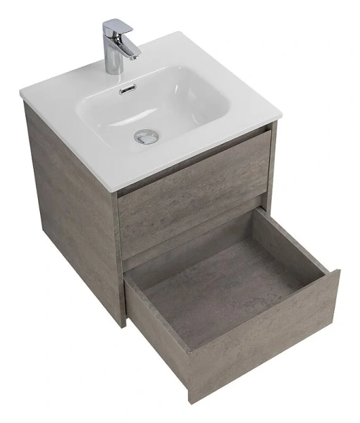 Тумба под раковину подвесная BelBagno Kraft 50 см rovere nebrasca nature - фото 4