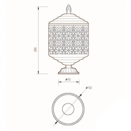 Стакан для ванной Migliore Luxor средний - фото 2