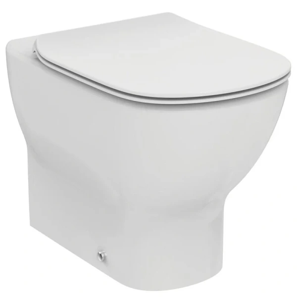 Унитаз напольный Ideal Standard Tesi белый, приставной, круглой формы - фото 8