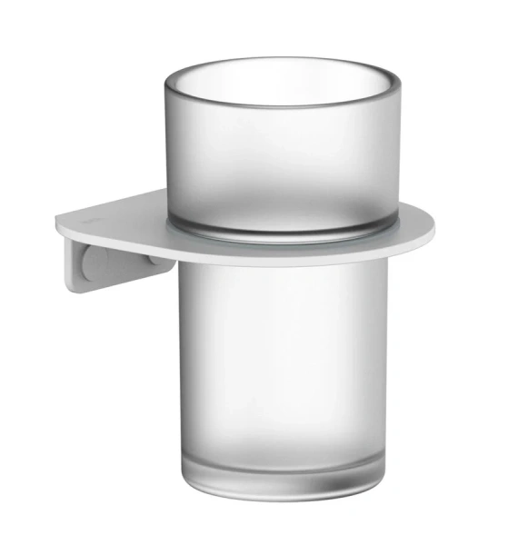 Стакан для ванной IDDIS Noa нержавеющая сталь - фото 1
