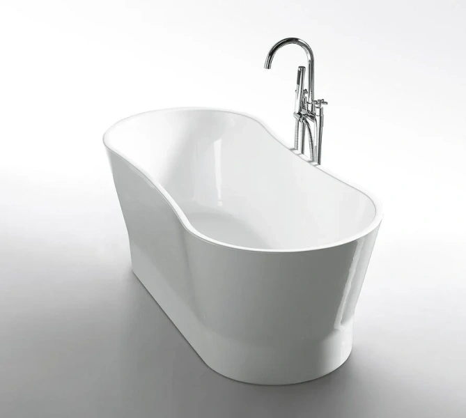 Ванна акриловая BelBagno 165х73 см отдельностоящая - фото 2