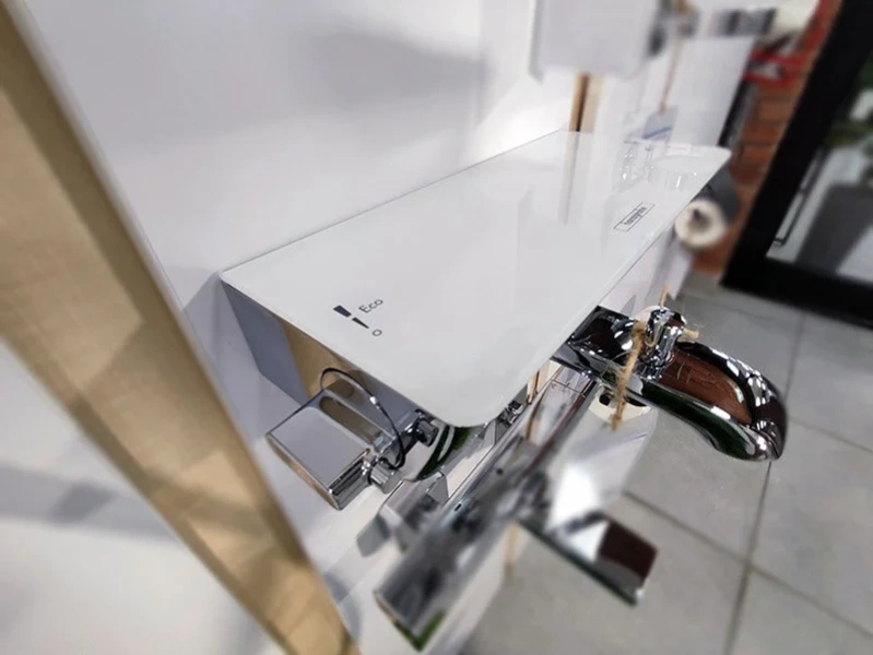 Смеситель для ванны Hansgrohe Ecostat Select полочка хром/белый, в наличии - фото 8